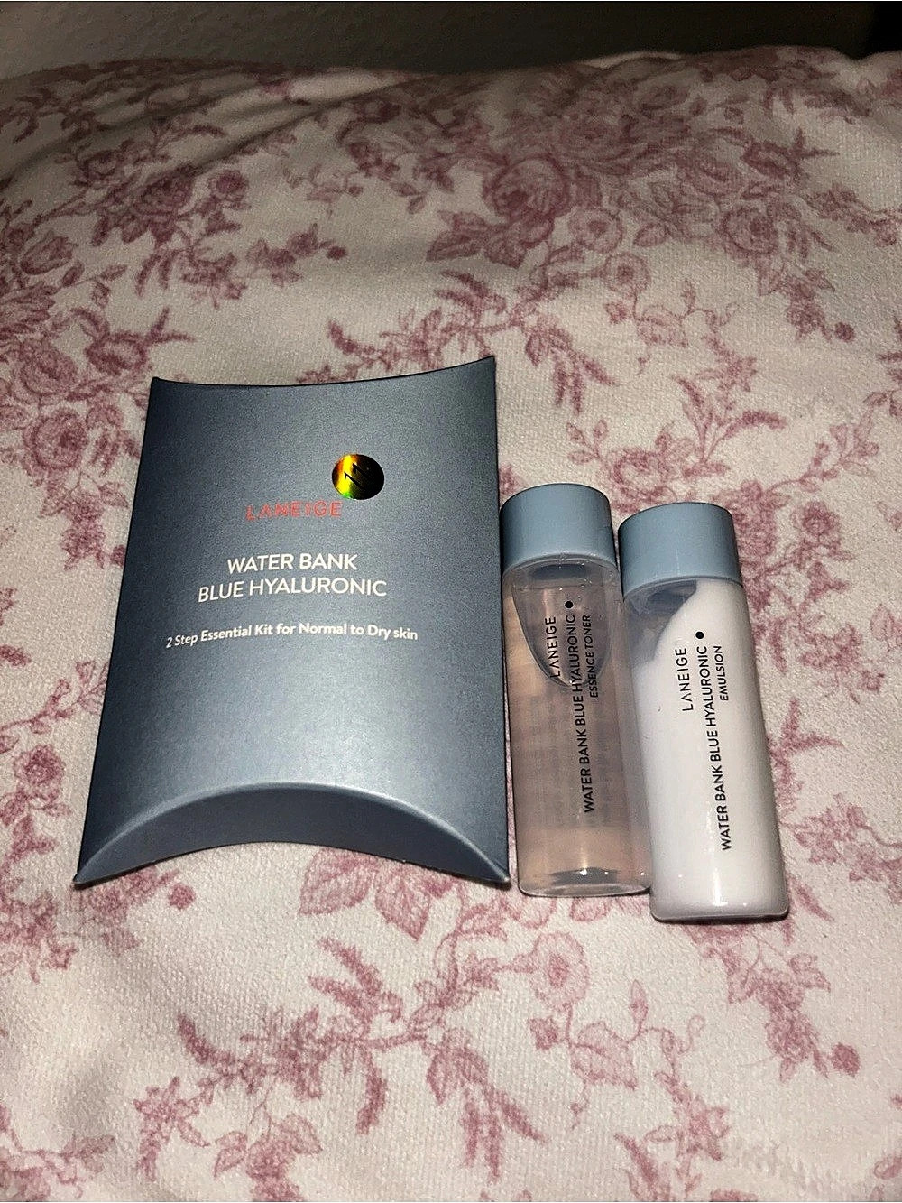 LANEIGE Water Bank Blue Hyaluronic 2 Step Essential Kit for Normal to Dry Skin